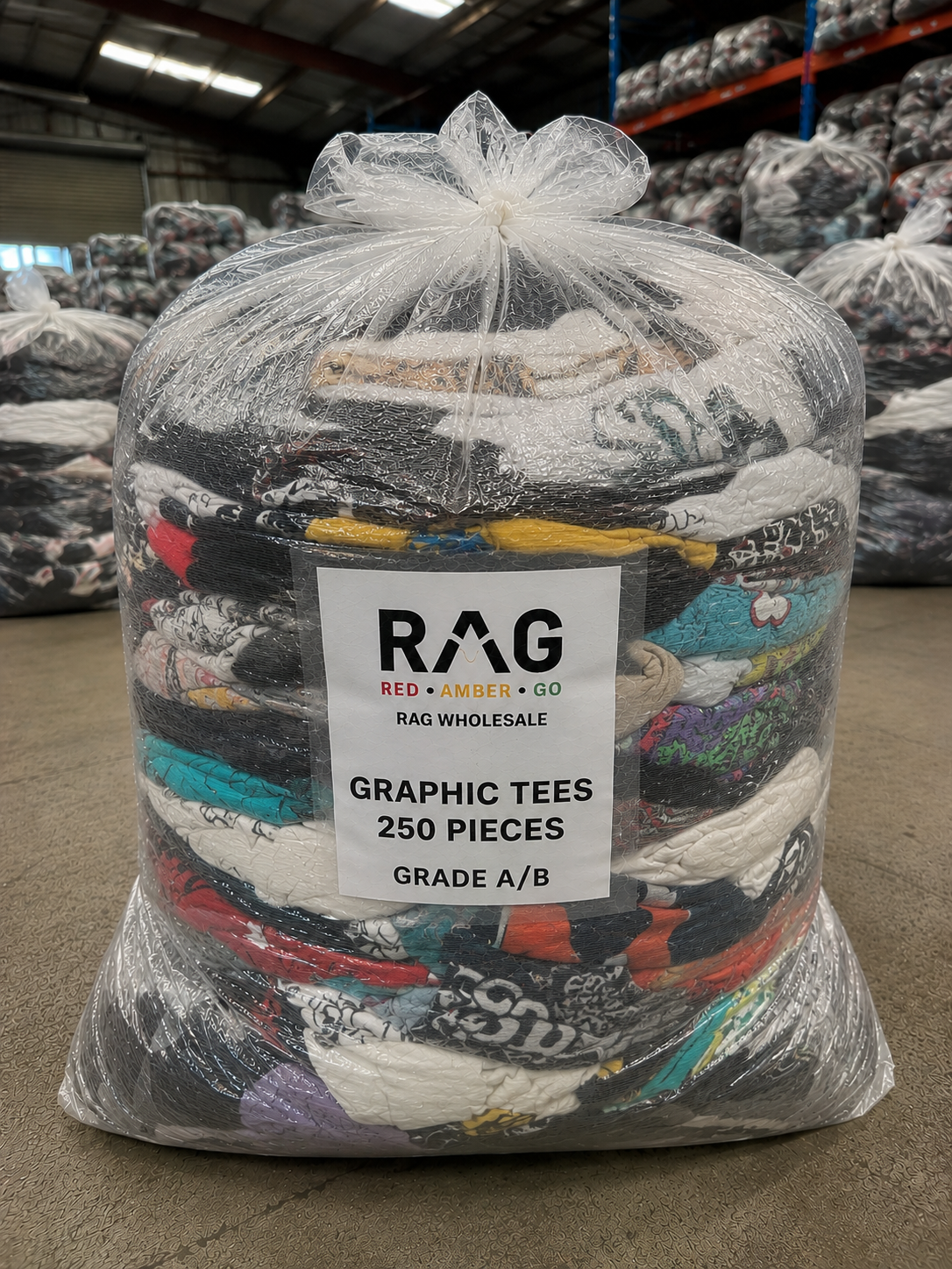 Graphic Tees - 250 piece - Grade A/B